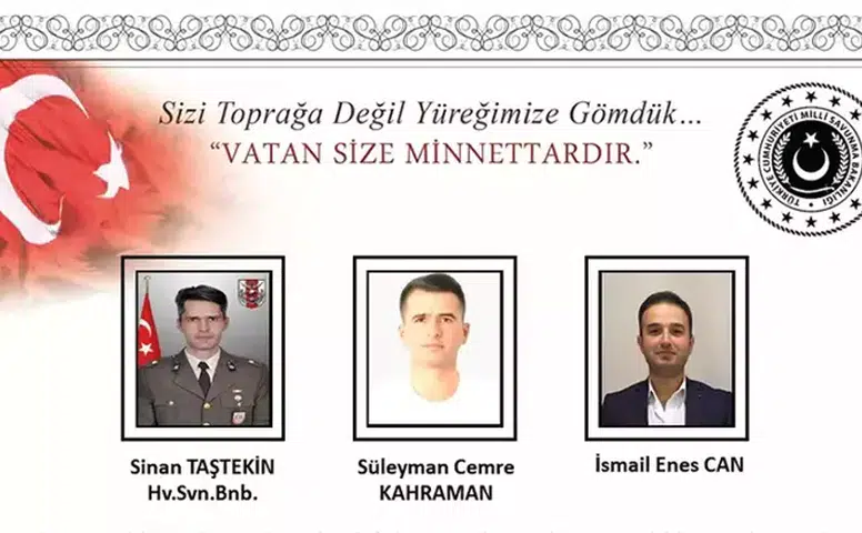 Bakan Güler açıkladı! Şehitlerin kimlikleri belli oldu