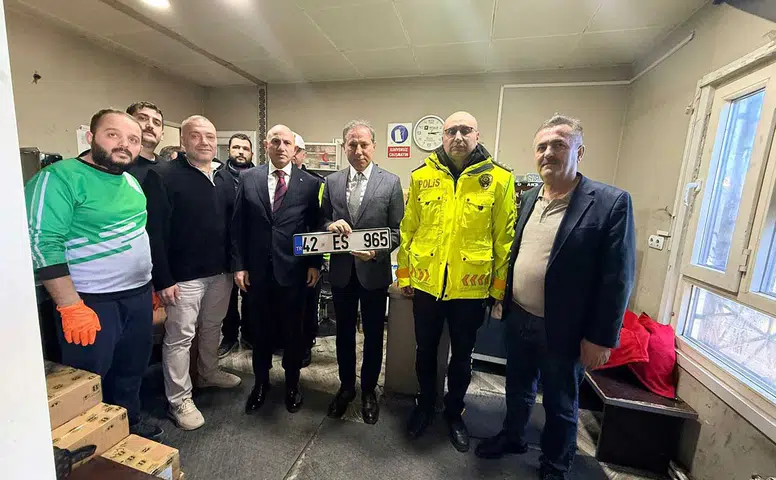 KONESOB Başkanı Karabacak'tan APP plaka bilgilendirmesi