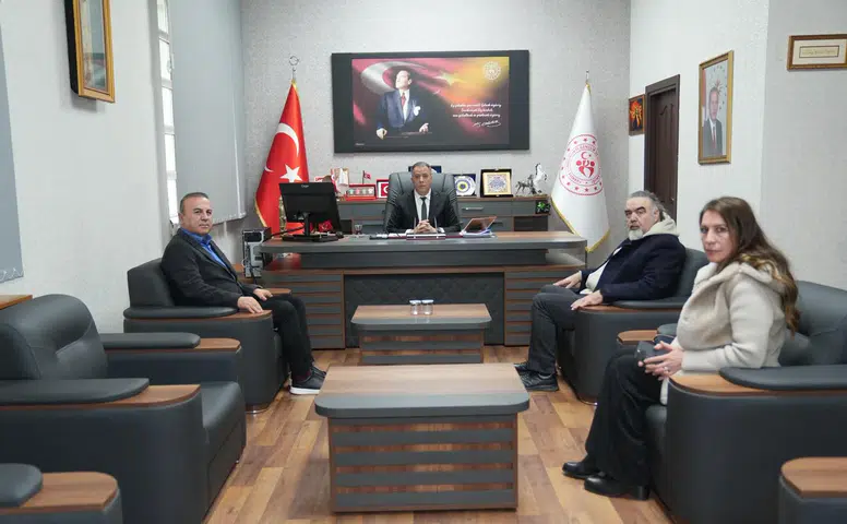 Ahmet Baydar’dan Müdür Çintimar’a ziyaret