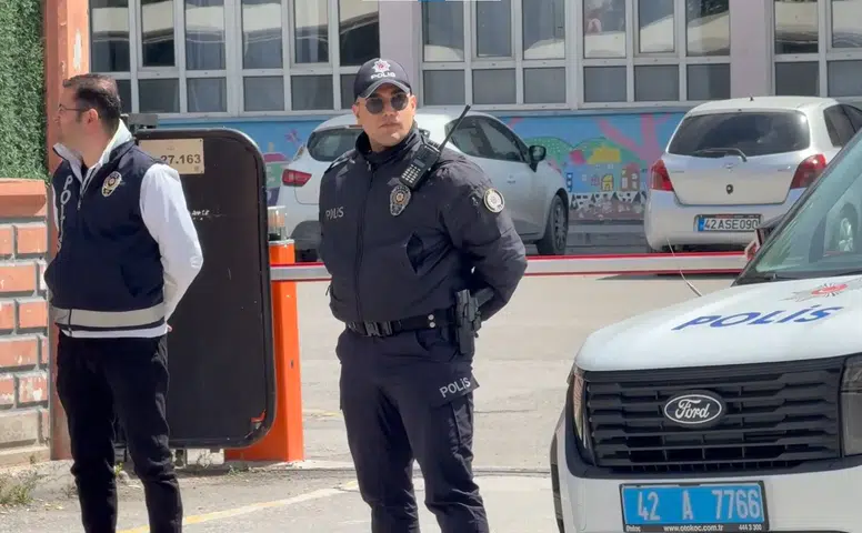 Konya'da okul önlerinde sıkı güvenlik önlemi