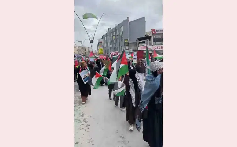 Konya’da Gazze için adalet yürüyüşü! Yüzlerce kişi tek ses oldu