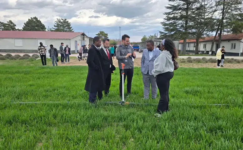 Afrika heyeti Konya’da! O kurumu ziyaret ettiker