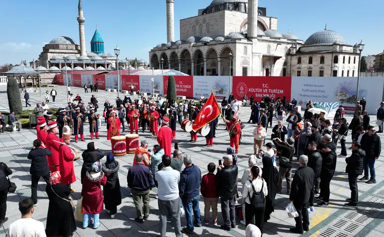 Konya’da mehter geleneği yaşatılmaya devam ediyor