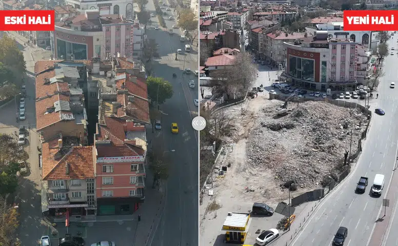 Konya'da büyük dönüşüm: 8 bina kamulaştırılarak yıkıldı!