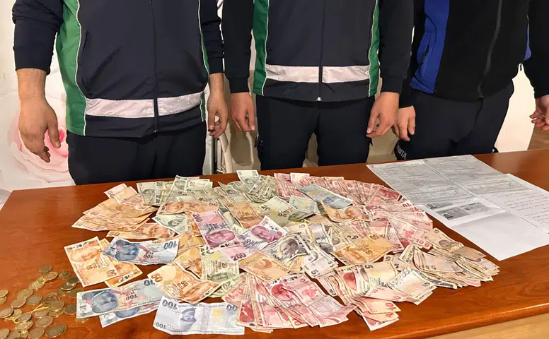 Konya’da dilencilere operasyon! 4 bin 410 TL’ye el konuldu