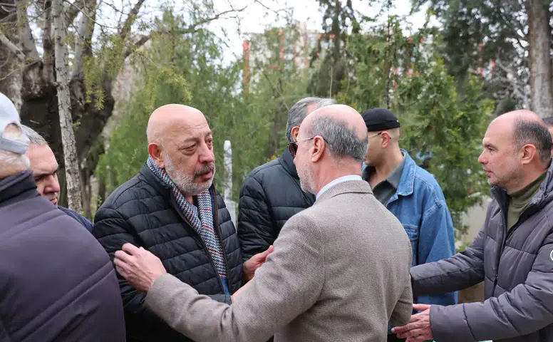 Başkan Pekyatırmacı, Ali İmran Arıtan’ı zor gününde yalnız bırakmadı