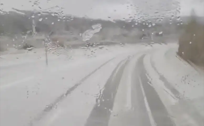 Konya’da dolu etkili oluyor!