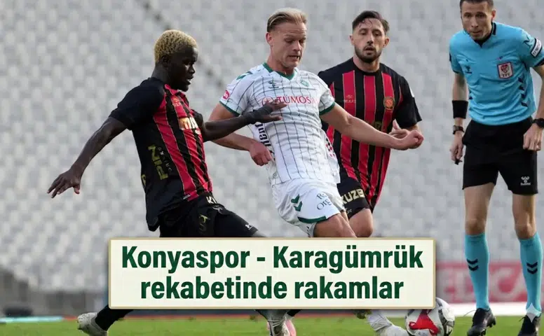 Konyaspor - Karagümrük rekabetinden rakamlar