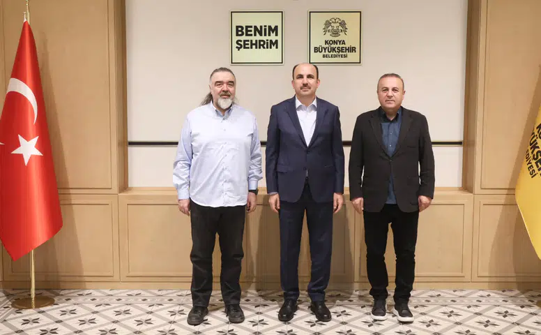 Baydar ve Dargeçit'ten Konya Büyükşehir Belediye Başkanı Altay'a ziyaret