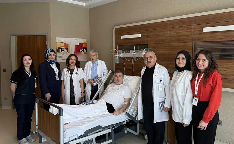 Konya’da tedavi gören Tanju Çolak’tan iyi haber