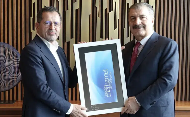 Vekil Altunyaldız, eski Konyalı Bakan ile görüştü