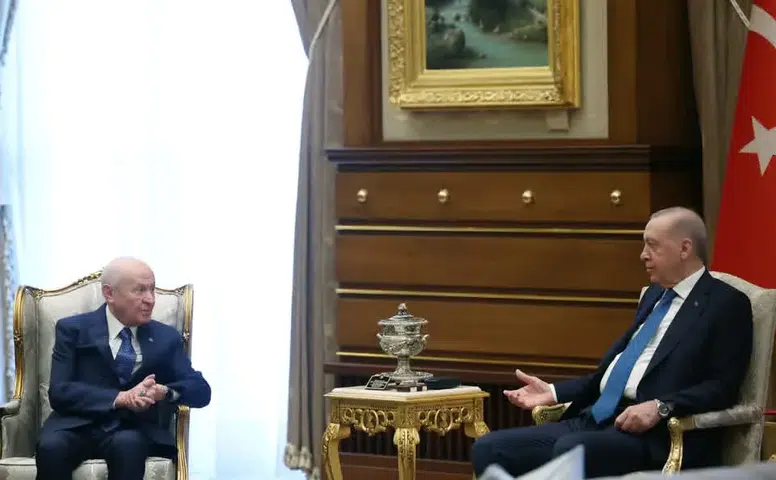Erdoğan ile Bahçeli bir araya geldi!