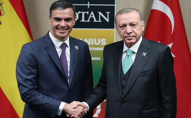 Cumhurbaşkanı Erdoğan, İspanya Başbakanı Sanchez ile İsrail’i görüştü!