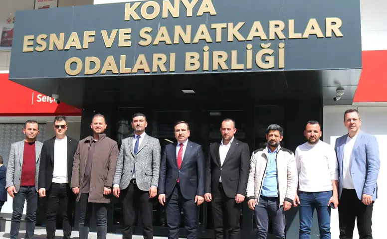 ASRİAD heyetinden Konya esnafına destek ziyaretleri