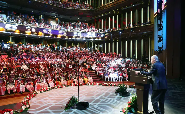 Cumhurbaşkanı bugün hitabını siyasilere değil bakın kime yaptı?