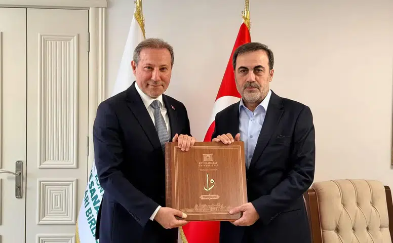 Biri iş dünyasının diğeri esnafın lideri! Konya’da dikkat çeken buluşma