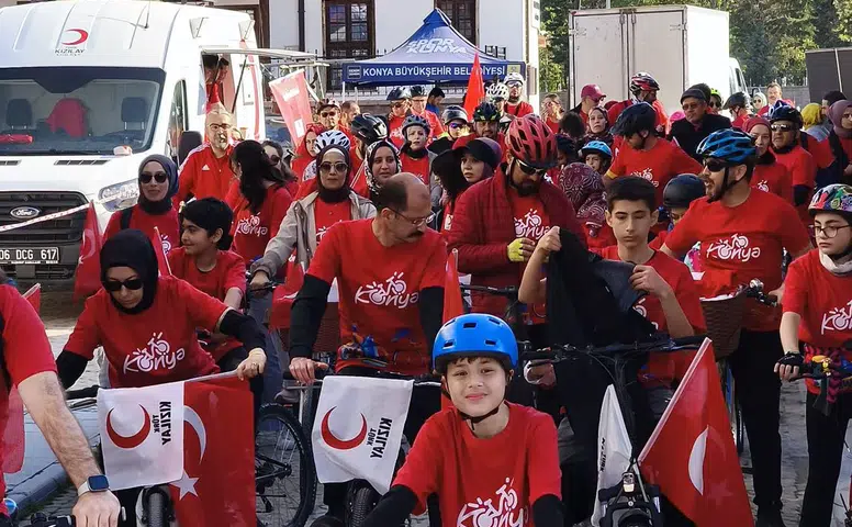 Konya’da pedallar 19 Mayıs için çevrildi