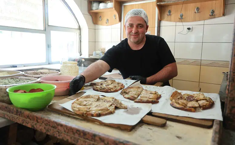 Konya’nın “Yerli Pizzası” yoğun ilgi görüyor