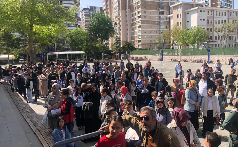 Seyit Ulugülyağcı İmam Hatip Ortaokulu’nda kayıt kabul sınavı heyecanı