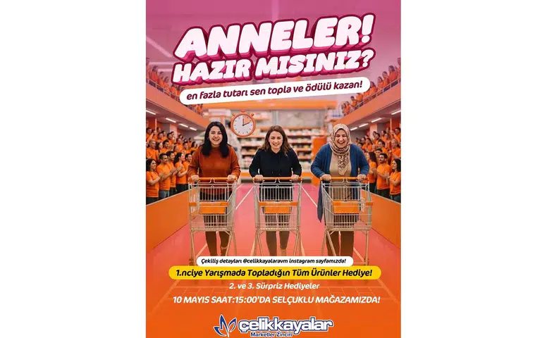 Konya’da Anneler Günü coşkusu Çelikkayalar’da yaşanacak