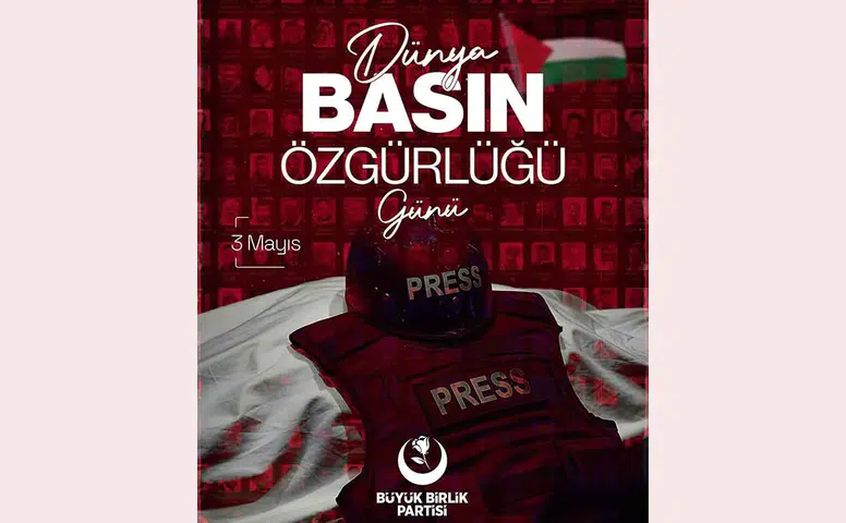 BBP Konya’dan Dünya Basın Özgürlüğü Günü mesajı