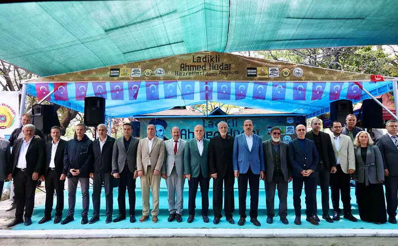 Konya’da Ladikli Ahmet Hüdai Hazretleri anıldı