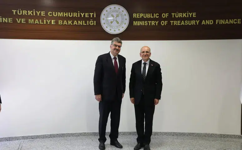 Konya Vekili Erdem, Hazine Bakanı Şimşek ile görüştü