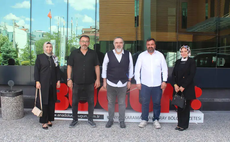 Yeni kurulan Konya Temizlik Hizmetleri Derneği’nden Anadolu’da Bugün’e ziyaret
