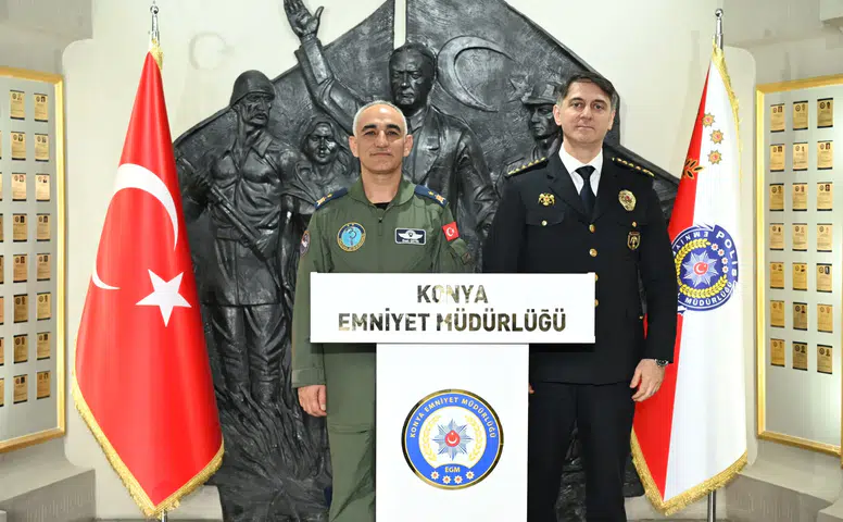 Konya Emniyet Müdürü kritik isimlerle görüştü
