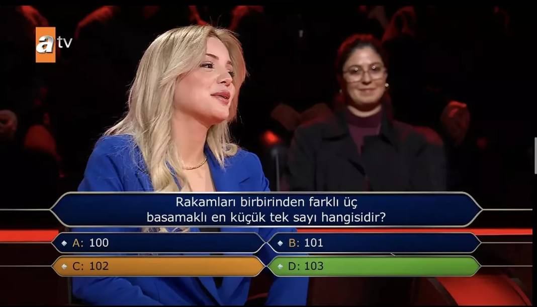 Kim Milyoner Olmak İster'de heyecanına yenik düştü!.. Basit matematik sorusunda elendi! 8