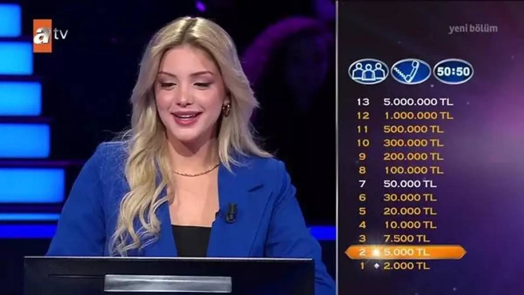 Kim Milyoner Olmak İster'de heyecanına yenik düştü!.. Basit matematik sorusunda elendi! 7