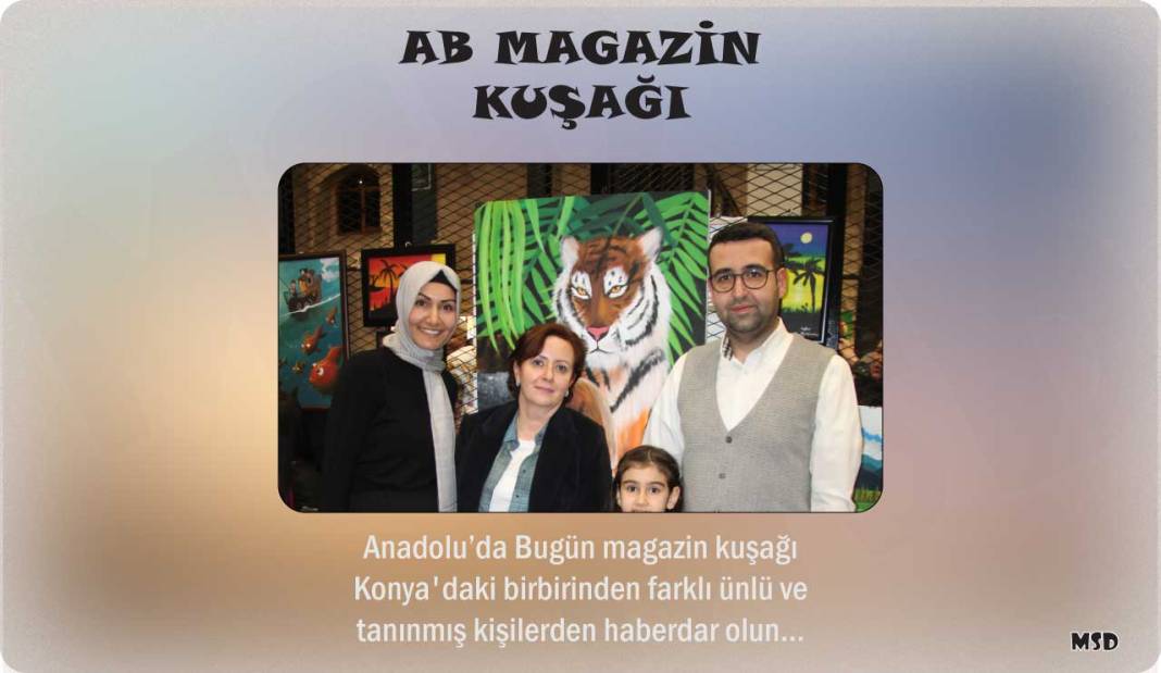 Eserlerini ailesiyle paylaştı 2