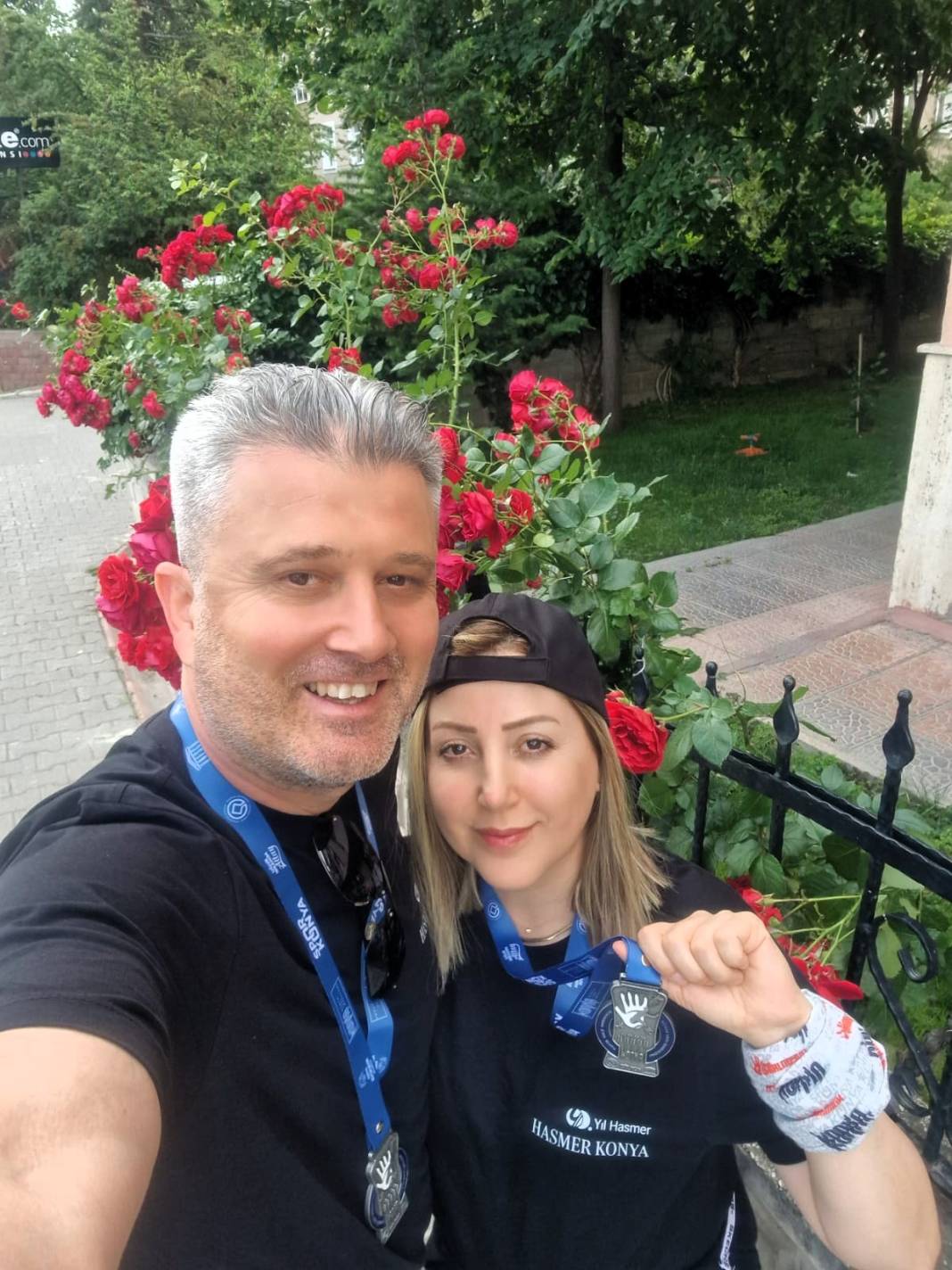 Yılmaz çifti birlikte koştu 1
