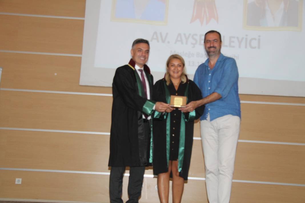 Baro'dan avukatlara plaket töreni 4