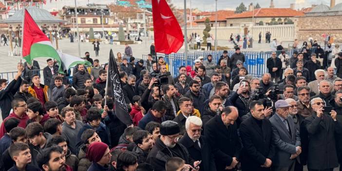 Gazze'deki ateşkes zaferi Konya'da coşkuyla kutlandı!
