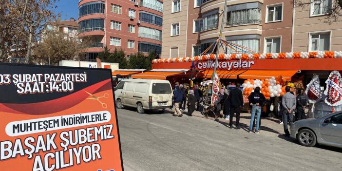 Çelikkayalar, 31. şubesini açarak Konya'da 30 kişiye istihdam sağlayacak!