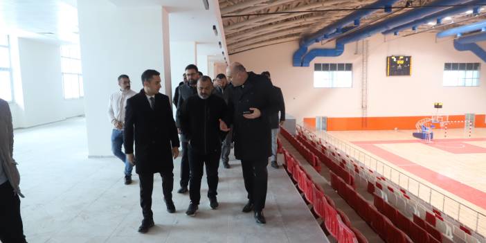 Konya’da yapılan yeni spor salonu, açılış için gün sayıyor