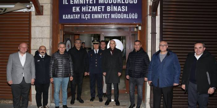 Karatay'da emniyet çalışmalarına yakın takip