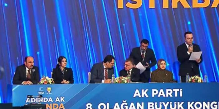 AK Parti Kongresi’nde divan koltuğuna Uğur İbrahim Altay oturdu!