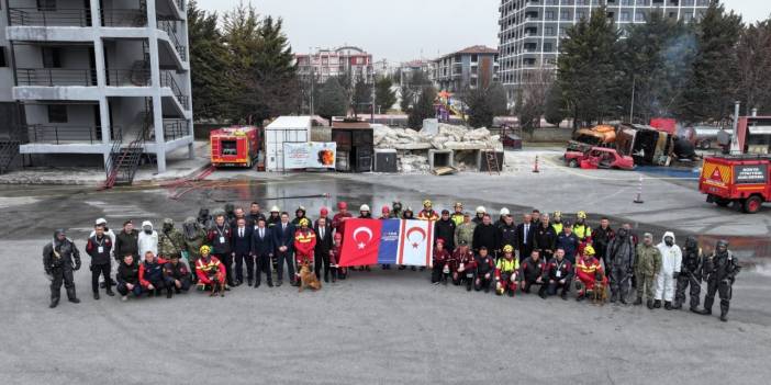 Konya, Kuzey Kıbrıs’tan gelen itfaiyecilere eğitim desteği sağladı