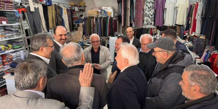 AK Parti heyeti Konya Bozkır’da: Yüzler gülüyor