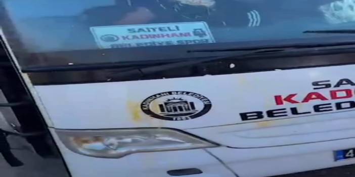 Konya’da ortalık karıştı! Otobüse saldırı düzenlendi!
