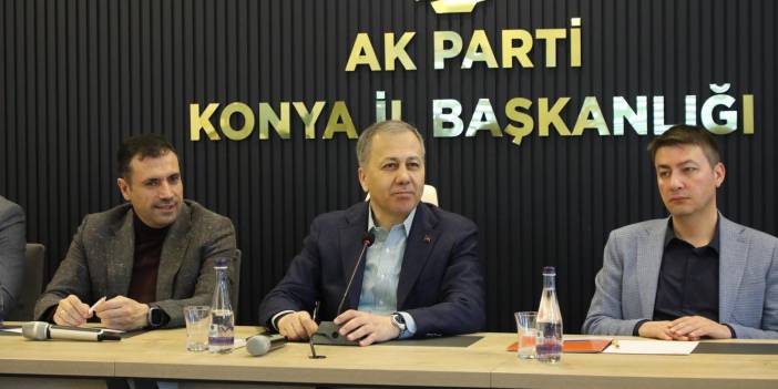 Bakan Ali Yerlikaya bayramda Türkiye’yi Konya’dan yönetti