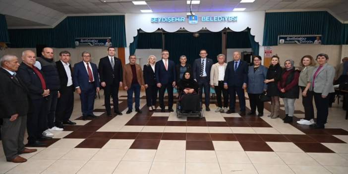 Konya başkanları bayramda bir arada