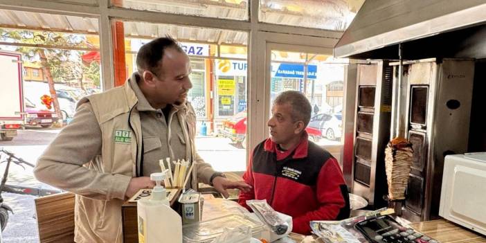Konya'da tavuk döner işletmelerinde denetimler sürüyor