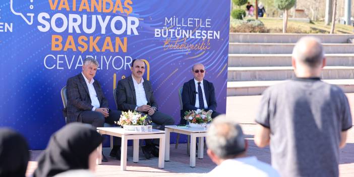 Konyalı Başkanlar sahaya indi! Soruları bu kez gazeteciler sormadı