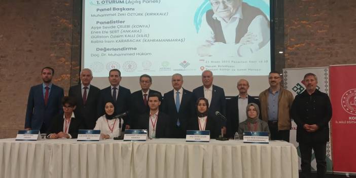 Edebiyatın kalbi Konya’da attı! Özdenören paneline yoğun ilgi