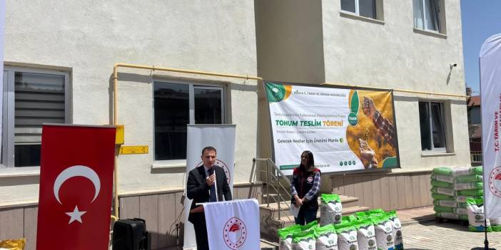 Konya’da 4550 Dekarlık Üretim Atağı! Beyaz Altın ve Sarı Yıl ile Tarıma Can Suyu