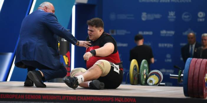 Konyalı milli haltercinin Avrupa Şampiyonasındaki büyük şanssızlığı!