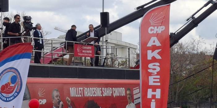 Özgür Özel Konya'da konuşuyor!